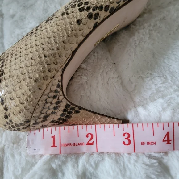 LOUISE ET CIE JORDYNA PUMPS HEELS ANIMAL PRINTS SHOES  SIZE 10 beige brown color - Picture 8 of 12